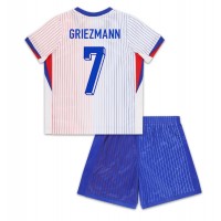 Maglie da calcio Francia Antoine Griezmann #7 Seconda Maglia Bambino Europei 2024 Manica Corta (+ Pantaloni corti)